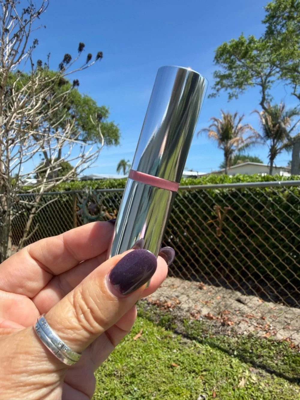 HAUS LABS By Lady Gaga Blush Balm Stick In Gassy Hibiscus (Deep Mauve)